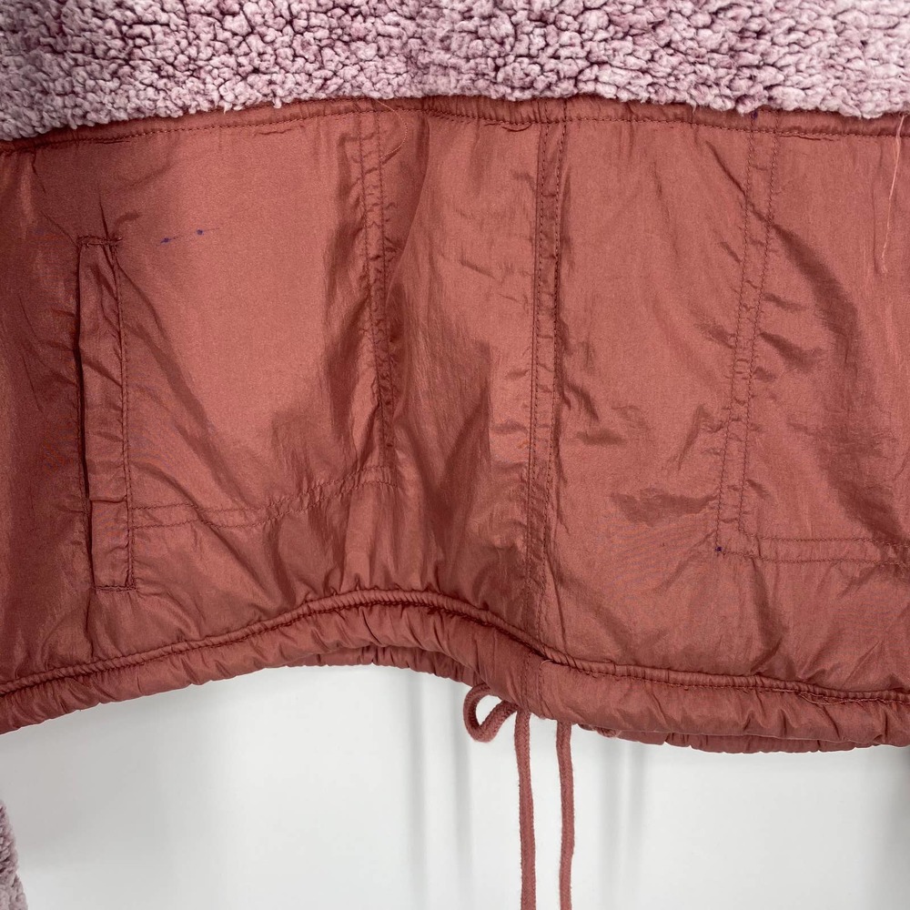 Free People Movement Pink Sherpa Pullover Coat - Picture 4 of 11